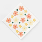 Elegantes rosa Blumenmuster, perfekt für jeden Tis Serviette (Ecke)