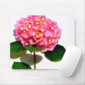 Elegantes rosa, blumenrosa Hydrangea Mousepad (Mit Mouse)