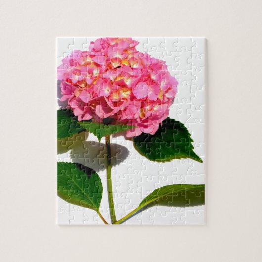 Elegantes rosa, blumenrosa Hydrangea Puzzle (Vertikal)