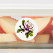 Elegantes rosa Blütensiegel Set Etiketten (Befestigt)