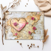 Elegantes Rosa Brautparty Dankeskarte