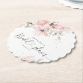 Elegantes Rosa Brautparty Untersetzer (angewinkelt)