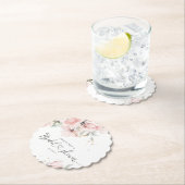 Elegantes Rosa Brautparty Untersetzer (Vor Ort)