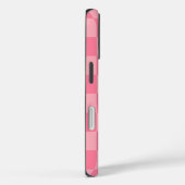 Elegantes rosa Checkerboard Case-Mate iPhone Hülle (Rückseite / Rechts)
