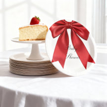 Elegantes rosa Coquette Bow Baby Shower Girl