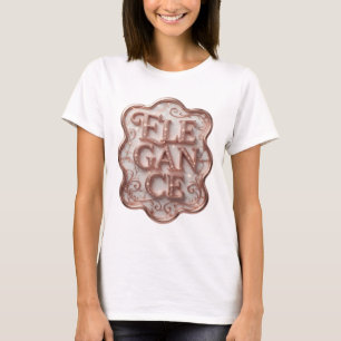 Elegantes Rosa DESIGN Grafikdesign T-Shirt