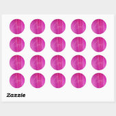 Elegantes Rosa Enjoy Sticker (Blatt)
