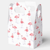 Elegantes rosa Flamingo-Muster Geschenkschachtel (Geöffnet)