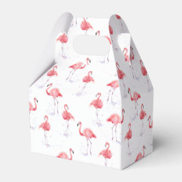 Elegantes rosa Flamingo-Muster Geschenkschachtel