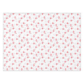 Elegantes rosa Flamingo Wasserfarben Muster Tischdecke (Vorderseite (Horizontal))