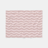 Elegantes Rosa Fleecedecke (Vorderseite (Horizontal))