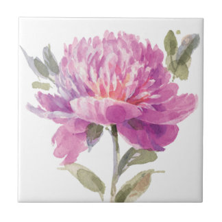 Elegantes rosa Floral Fliese