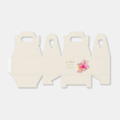 Elegantes Rosa Floral Wedding Foto Custom Vielen D Geschenkschachtel (Ungefaltet)