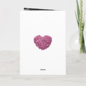 Elegantes Rosa Foto Frohes Muttertag Karte (Rückseite)