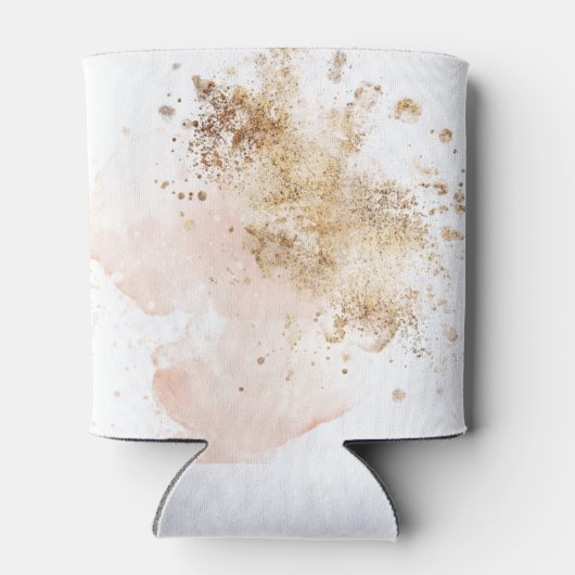 Elegantes Rosa & Gold 40 & fabelhafte 40. Geburtst Dosenkühler (Rückseite)