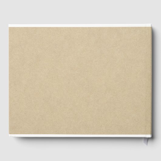 Elegantes rosa Gold Botanisches Gästebuch für Hoch (Rückseite)