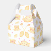 Elegantes Rosa & Gold Party Geschenkschachtel (Rückseite)