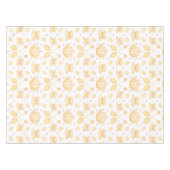 Elegantes Rosa & Gold Party Tischdecke (Vorderseite (Horizontal))