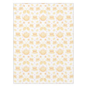 Elegantes Rosa & Gold Party Tischdecke (Vorderseite)