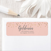 Elegantes Rosa & Gold Raindrops Bat Mitzvah (Insitu)