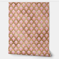 Elegantes rosa Goldenes Tessin Vintages Design