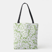 Elegantes Rosa Grüne Blume Brautparty Tasche (Rückseite)