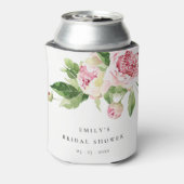 Elegantes rosa grünes Brautparty Dosenkühler (Kanne Rückseite)