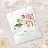 Elegantes rosa grünes Brautparty Geschenktütchen (Ausgeschnitten)