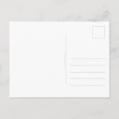 Elegantes Rosa handgeschriebenes Skript vielen Dan Postkarte (Rückseite)