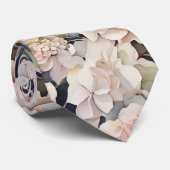 Elegantes, rosa Hydrangeas in Aquarellfarben Krawatte (Gerollt)