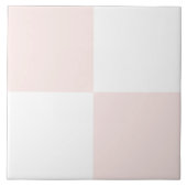 Elegantes Rosa Keramik Tile Fliese (Vorderseite)