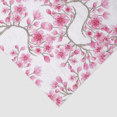 Elegantes rosa Kirschblossom Wasserfarben Seidenpapier (Ausschnitt)