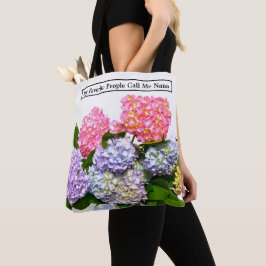 Elegantes, rosa, lila bläuliches Blumenstrauß Hydr Tasche