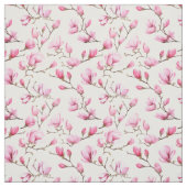 Elegantes rosa Magnolienmuster Stoff (Muster)