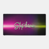 Elegantes rosa Omelette Schreibtischunterlage (Vorderseite)