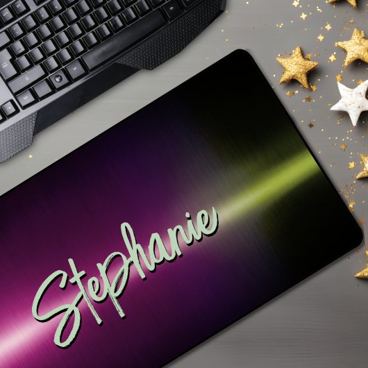 Elegantes rosa Omelette Schreibtischunterlage