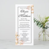 Elegantes rosa Orangefarbenes Blumengezwitscher (Stehend Vorderseite)