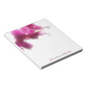 Elegantes rosa Orchid florales Notepad Notizblock (angewinkelt)