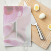 Elegantes rosa Orchid-Foto Geschirrtuch (Viertel Falte)