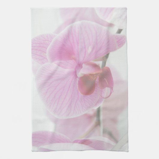 Elegantes rosa Orchid-Foto Geschirrtuch (Vertikal)