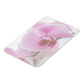 Elegantes rosa Orchid-Foto Magnet (Linke Seite)