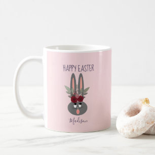 Elegantes Rosa Ostersonne Personalisiert Kaffeetasse