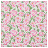 Elegantes rosa Peonies-Muster Stoff (Muster)