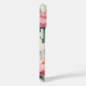 Elegantes rosa Peony Floral Pattern - Zeitlos Case-Mate iPhone Hülle (Rückseite / Rechts)