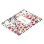 Elegantes rosa Postitienheft Notizblock (Linke Seite)