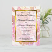 Elegantes Rosa Probe Frische Pasta machen Einladung (Stehend Vorderseite)