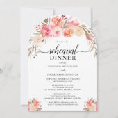 Elegantes Rosa Probe Frische Pasta machen Einladung (Vorderseite)