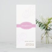Elegantes Rosa Programm, Caroline Wedding Collecti (Stehend Vorderseite)