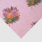 Elegantes Rosa-Rosa-Paillon Seidenpapier (Detail)