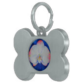 Elegantes Rosa Rosa Rosa Orchid Blume Tiermarke (Vorderseite rechts)